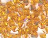 25 6mm Topaz AB Bicone Swarovski